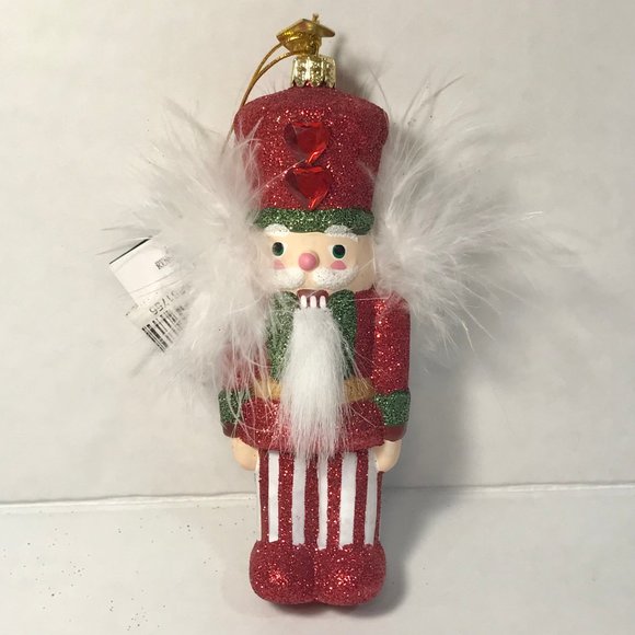Kurt Adler Glass Nutcracker Toy Soldier Christmas Ornament Noble Gems Hand Blown - Picture 5 of 16